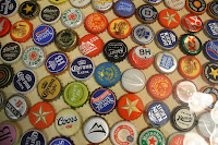 Beer bottle cap table top