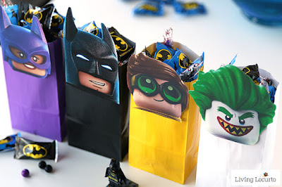 Lego batman treat bags, 