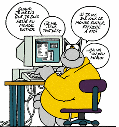 le chat conncté à internet