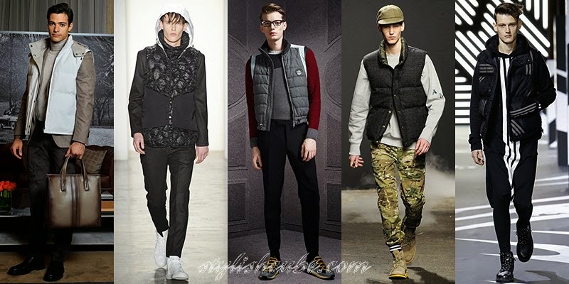 Fall Winter 2014 - 2015 Men's Duvet Coats Fashion Trends