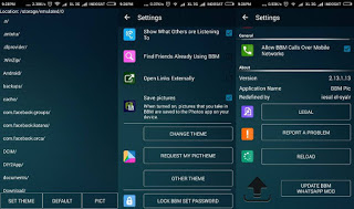 BBM Full Mod Android Apk v3.0.1.25 + Ganti Background dan Warna Sendiri Terbaru