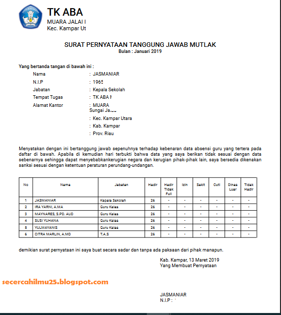 Salam  semangat buat Guru serta Tenaga Kependidikan Cara Cetak SPTJM di DHGTK v.2.1