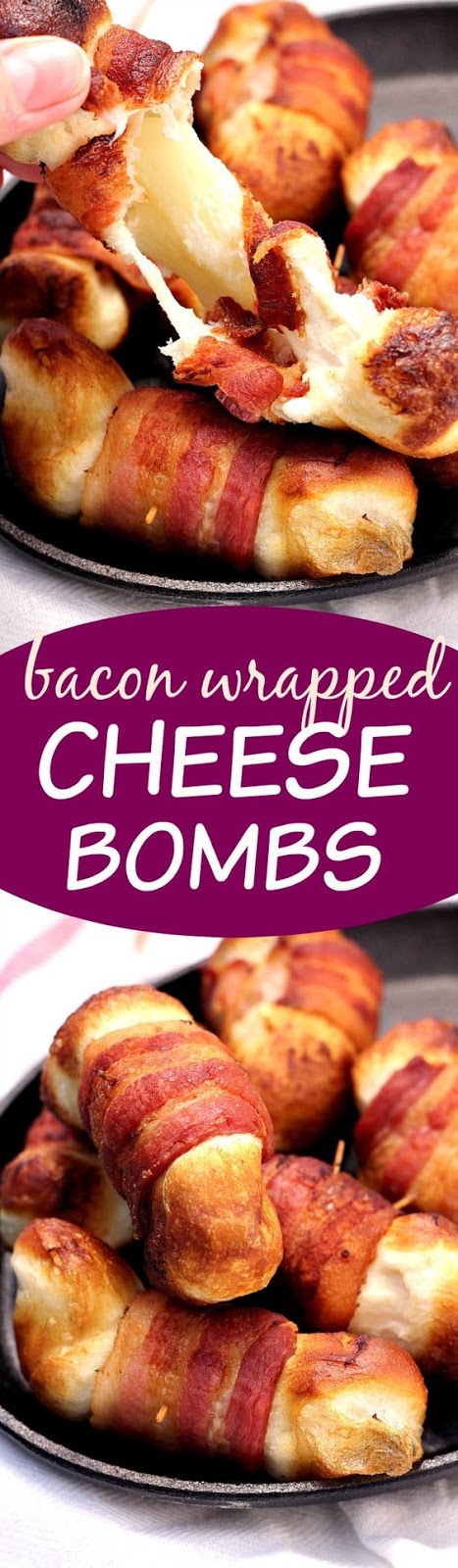 Bacon Wrapped Cheese Bombs Recipe