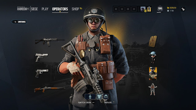 Thermite Elite - VINTAGE BUREAU Skin Close-up Tom Clancy's Rainbow Six Siege