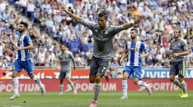 Madrid Hajar Espanyol 6-0, Ronaldo Spektakuler