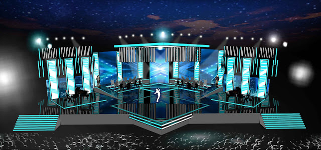 Award show in 3ds max