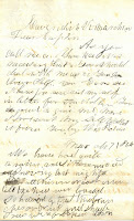 Henry "Vort" Turner's letter to Henry Atherton