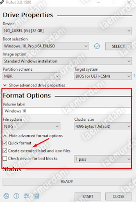 membuat bootable dengan rufus