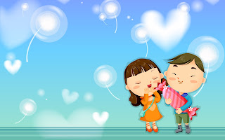 romantic cartoons hd wallpapers