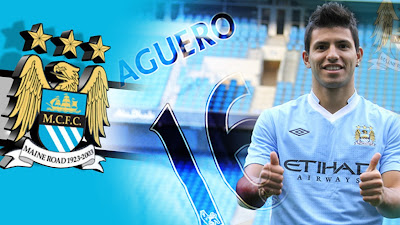 Sergio Aguero Manchester City Soccer Player