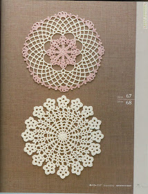   Motivos de Crochê Com Gráfico 22 - Revista Lacework Floral Design