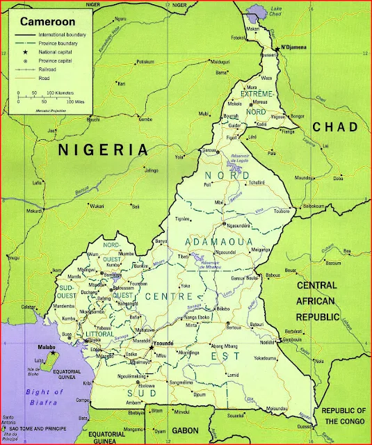 image: Cameroon map