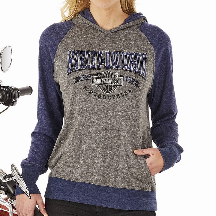 http://www.adventureharley.com/harley-davidson-womens-hoodie-pullover-raglan-sleeves-blue-gray
