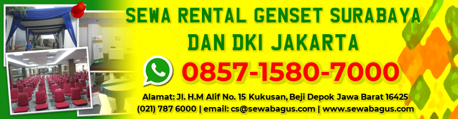 SEWA RENTAL GENSET SURABAYA DKI JAKARTA