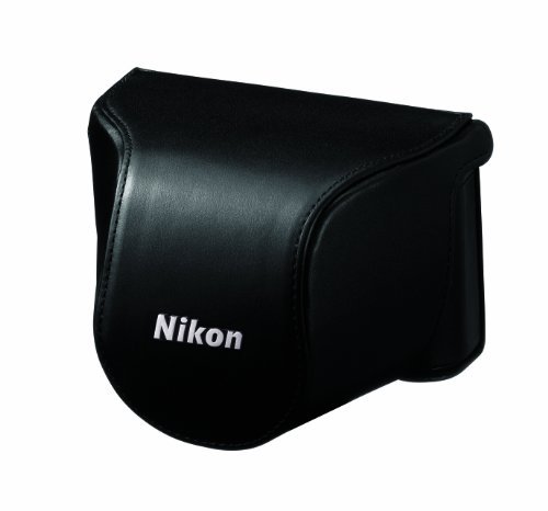 Nikon CB-N2000SA BK Black | Leather Body Case Set for Nikon 1 J1 (Japanese Import)