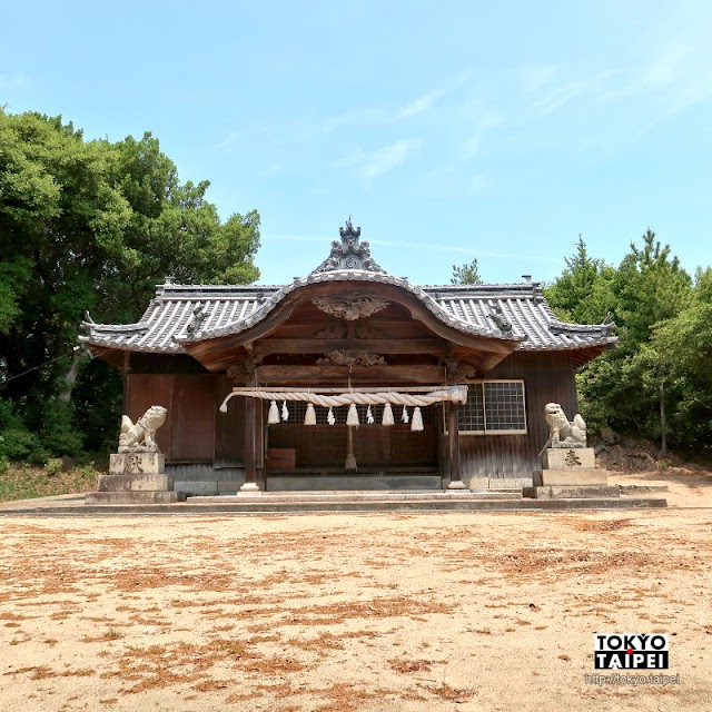 【唐櫃八幡神社】瀨戶內海小島上　意外發現規模完整的大神社