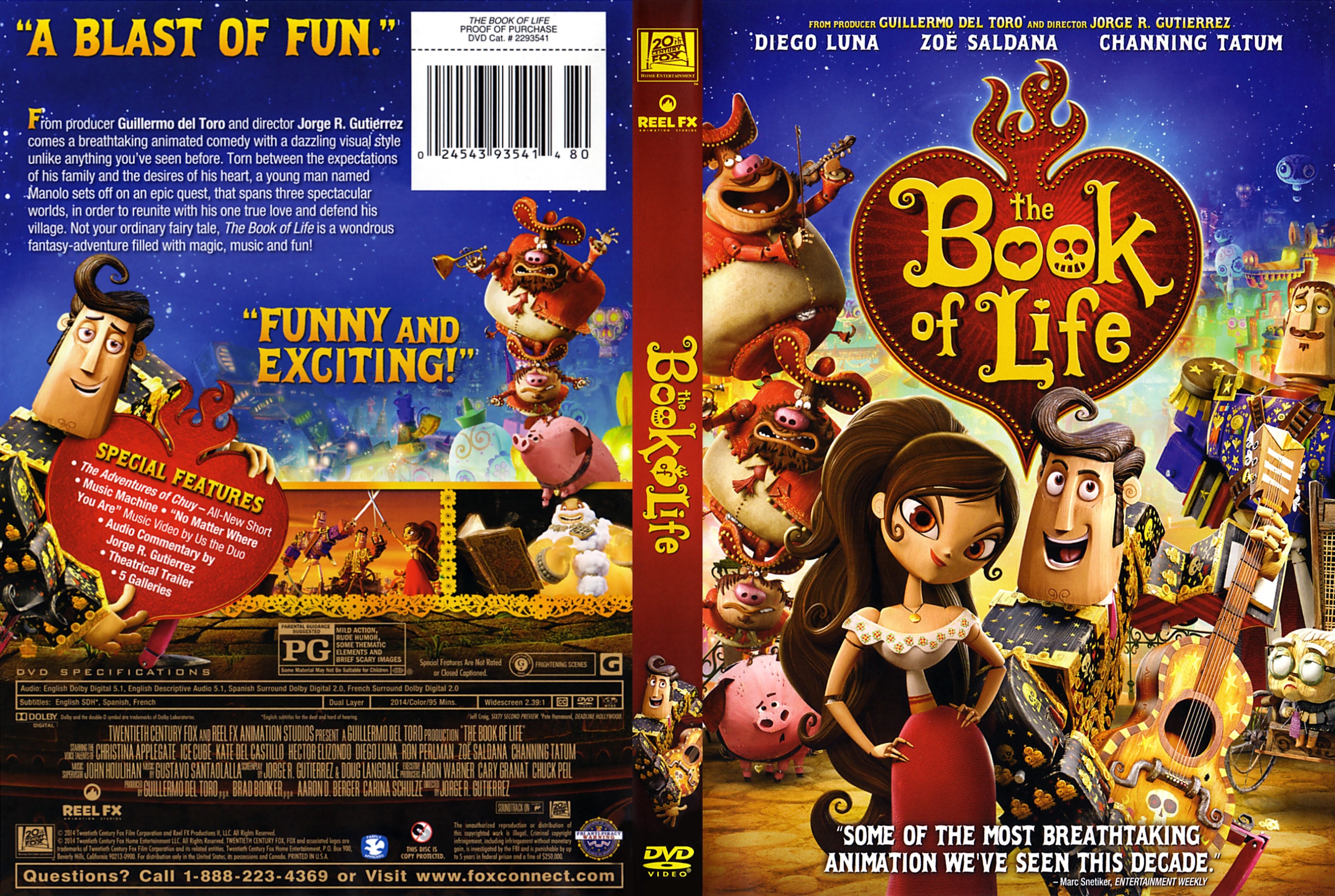 The Book  Of Life scan DVD  Cover Cover Addict Free 