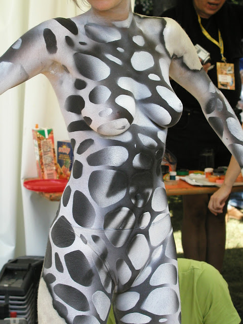 gallery of female body paint leopard