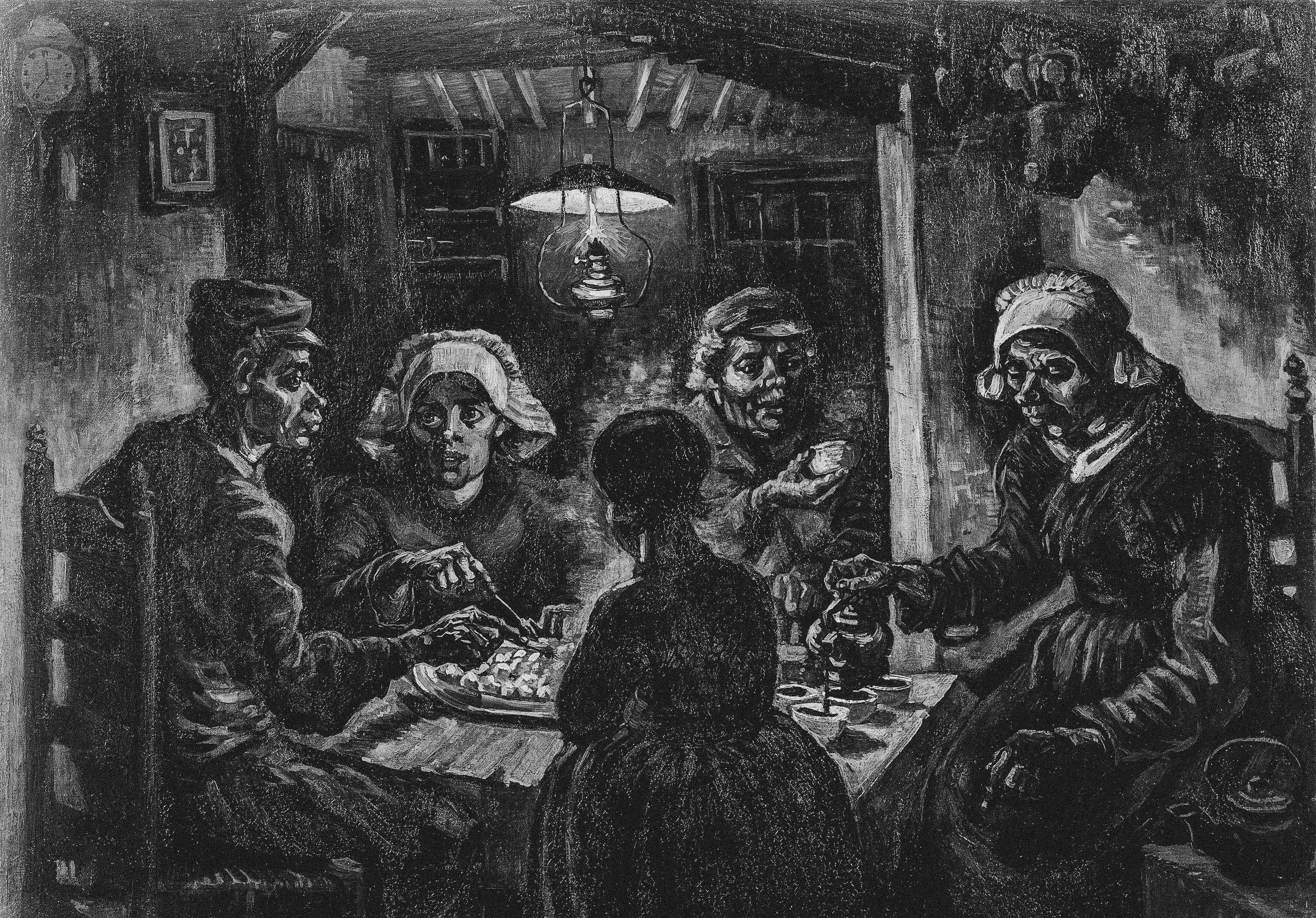 The Potato Eaters (1885) by van Gogh