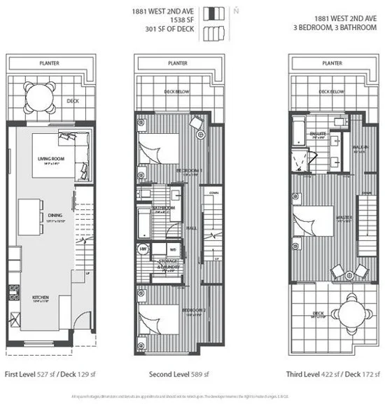 Desain denah rumah minimalis dengan lebar 4 meter