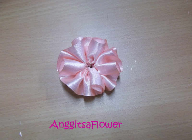Cara Membuat Bunga  Pita Ribbon  Flower Tutorial 