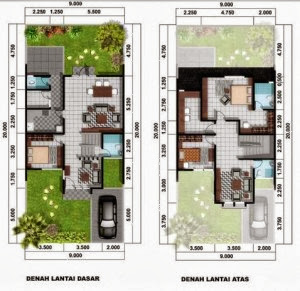 Rumah dengan Type 60 Minimalis