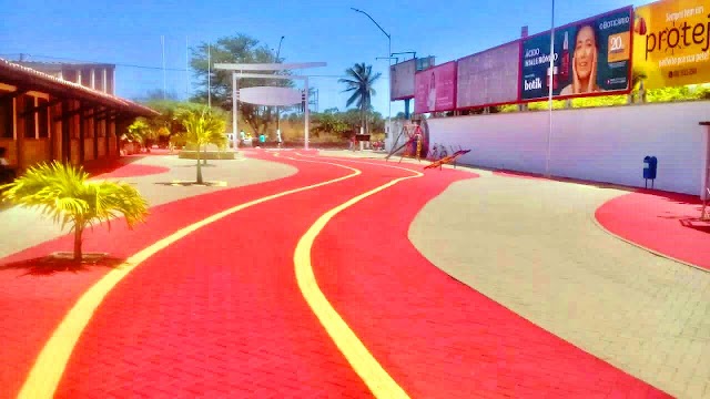 Secretaria de Infraestrutura de Parnaíba revitaliza Calçadão Cultural da Beira-Rio