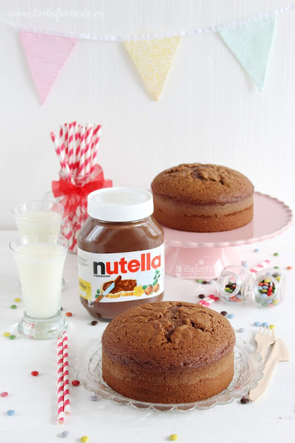 Receta bizcocho de Nutella