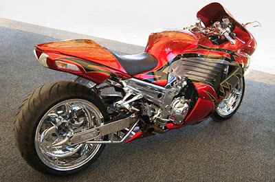 sport motorcycle airbrush