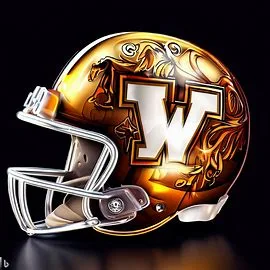 Wyoming Cowboys Concept Football Helmets