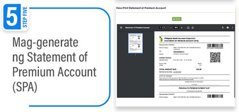 Step 5 to Pay PhilHealth Contributions Online