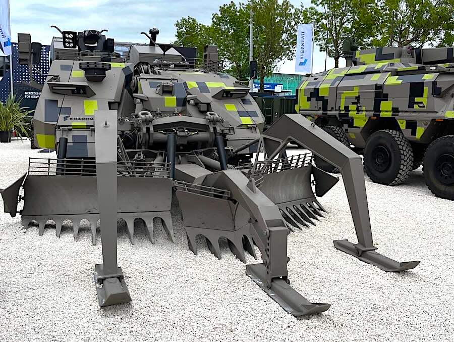Rheinmetall presentó su nuevo blindado de asalto y ruptura de líneas Keiler NG