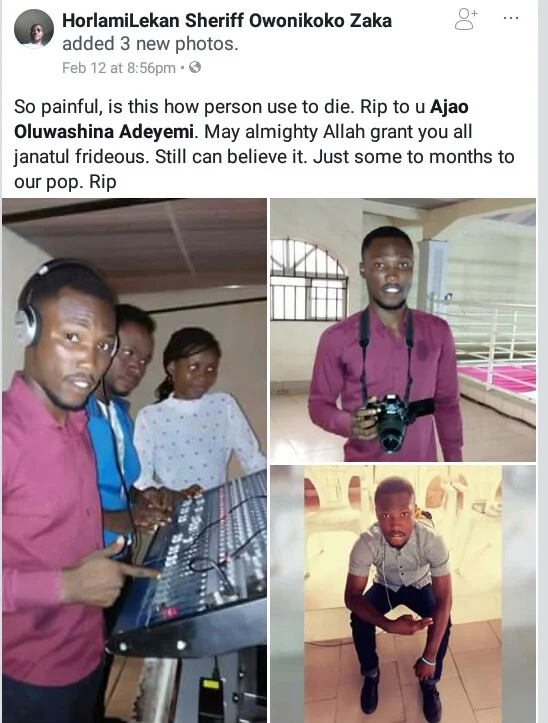  Photos: Corps member dies in Abia State two months to POP