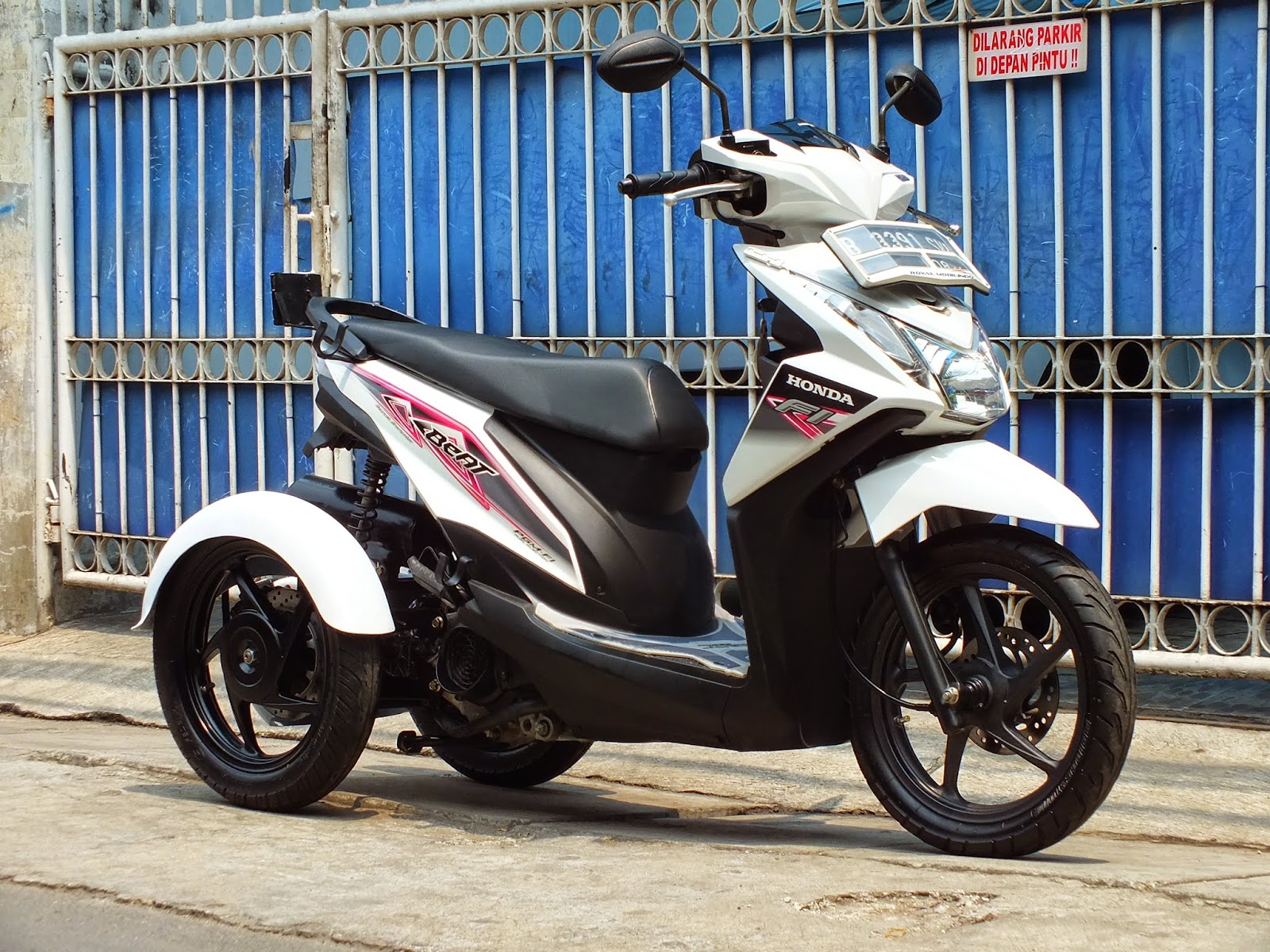 Koleksi Ide Modif Honda Beat Fi Putih Terbaru Botol Modifikasi