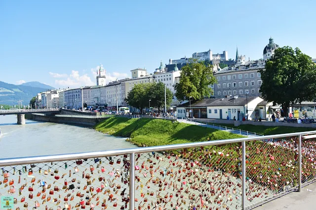 Puente de los candados de Salzburg, Austria