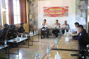 Jumat Curhat Polres Sidrap Bersama Panwascam dan PPK Kec. Panca Rijang