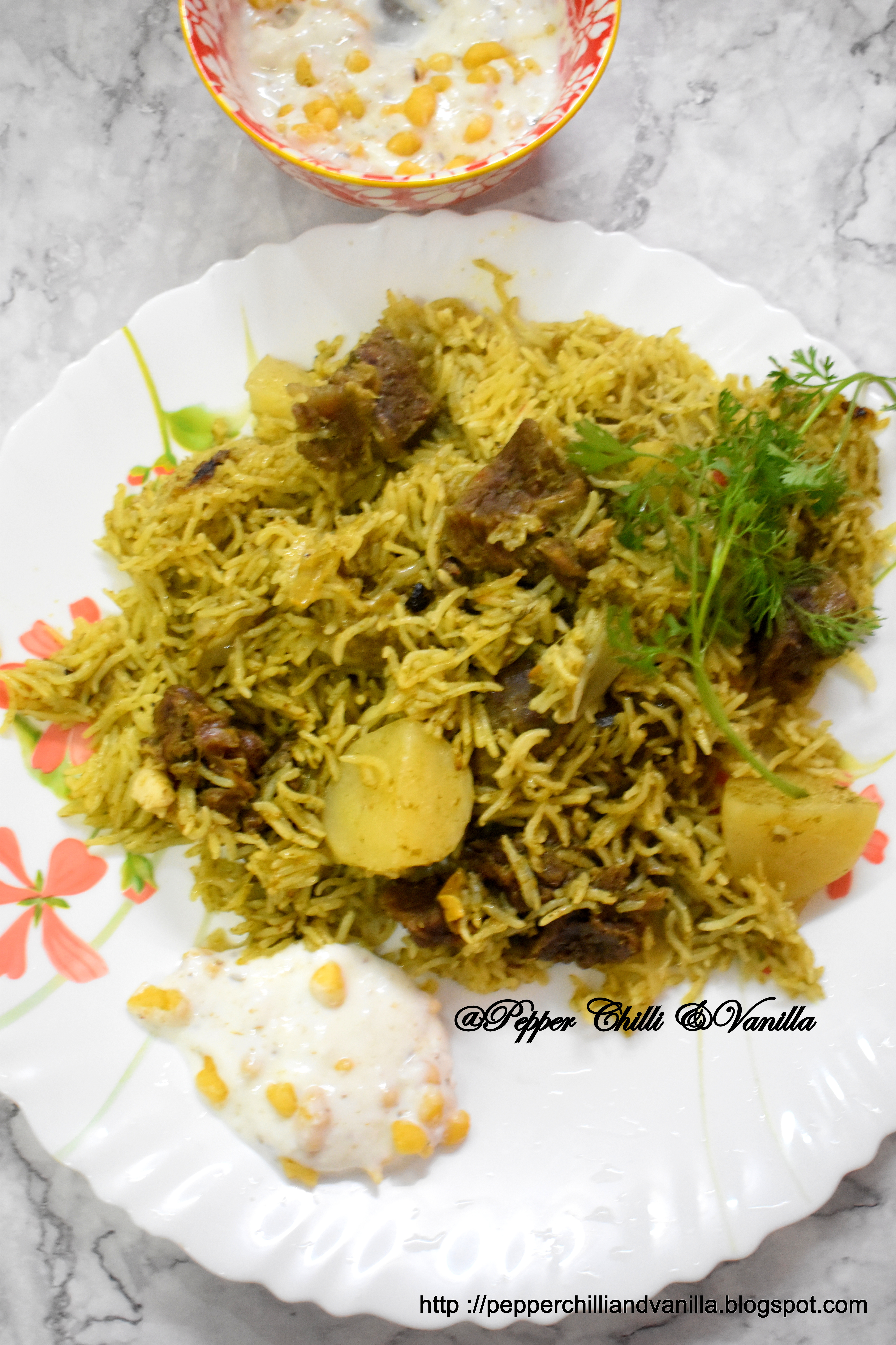 goan beef pulao,green beef pulao,green masala pulaav