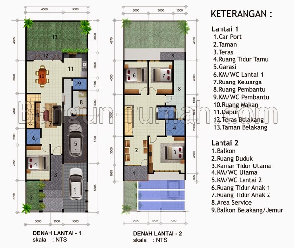  Desain  Rumah  Minimalis 2  Lantai  8 X 12  Gambar Foto 