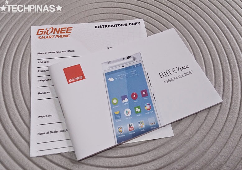 Gionee Elife E7 Mini, Gionee Elife E7 Mini Unboxing