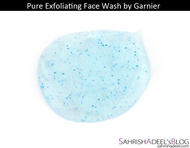 Garnier Pure Exfoliating Face Wash - Review & Swatch