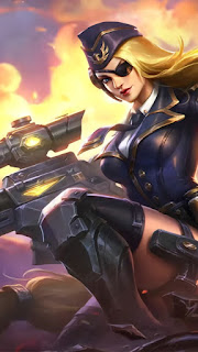 Lesley Black Rose Admiral Heroes Marksman Assassin of Skins V2