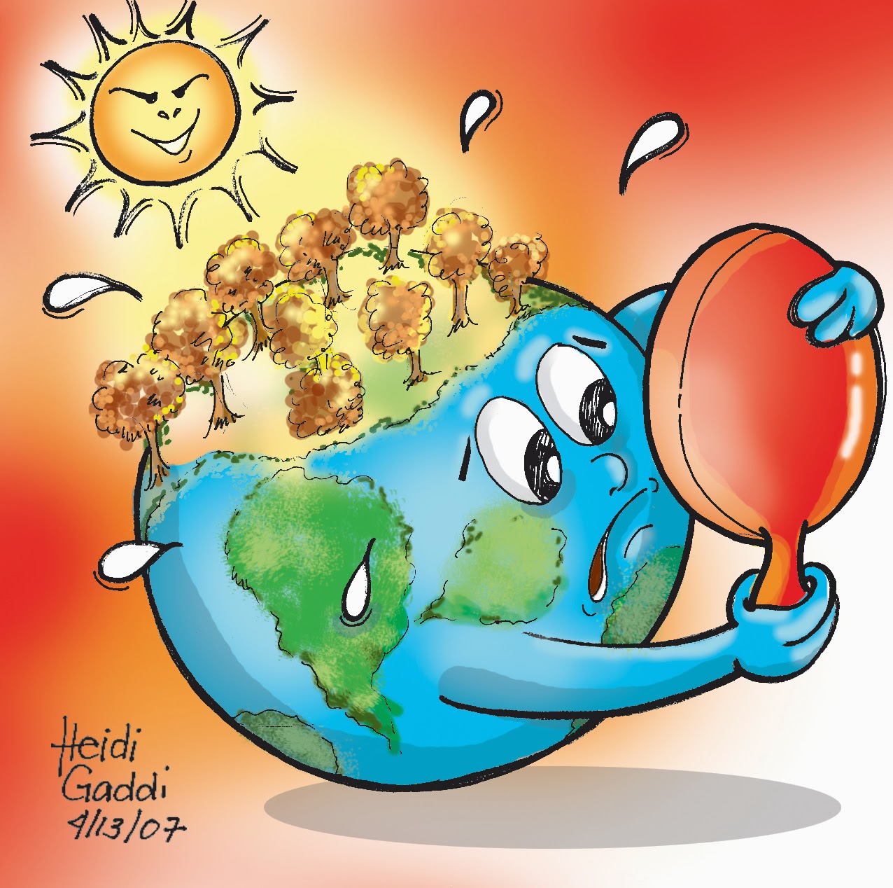 Cartoon about global warming  Unseen Pictures 4 You