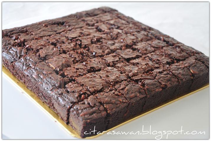 Chewy Gooey Brownies ~ Resepi Terbaik