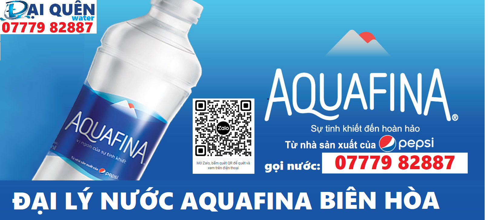 Đại lý nước tinh khiết Aquafina ở tại thành phố Biên Hòa, tỉnh Đồng Nai- ĐẠI QUÊN water 07779.82887