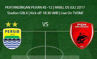 Prediksi Persib Bandung vs PSM Makassar 5 Juli 2017