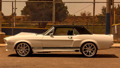 1968 Ford Mustang Convertible Modified 624 HP Coyote Aluminator Whipple Supercharger Side Left