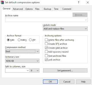 Compress-using-winrar