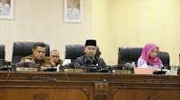 DPRD Agam Dukungan Rancangan Peraturan Daerah (Raperda) Pertanggungjawaban Pelaksanaan Anggaran Pendapatan dan Belanja Daerah (APBD) Agam Tahun Anggaran 2024.