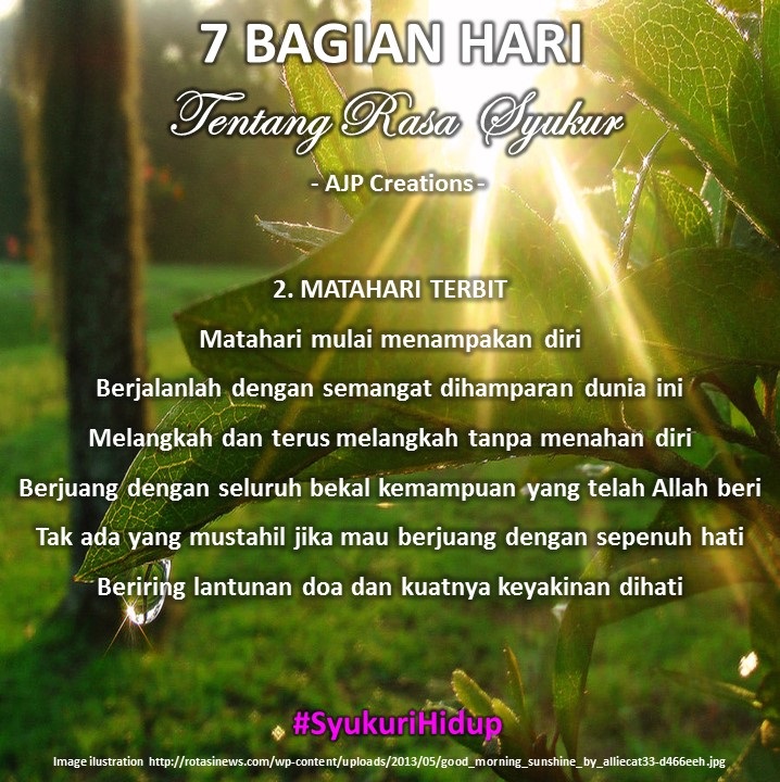 7 Kata-Kata Mutiara Tentang Pagi Siang Berganti Malam 