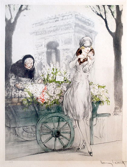 louis icart illustration